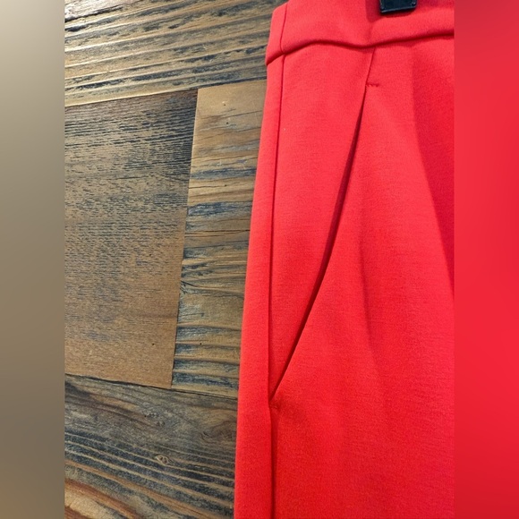 BeatriceB Tessuto Vibrant Red Italian Pants NWT MRSP $328 - Picture 3 of 12